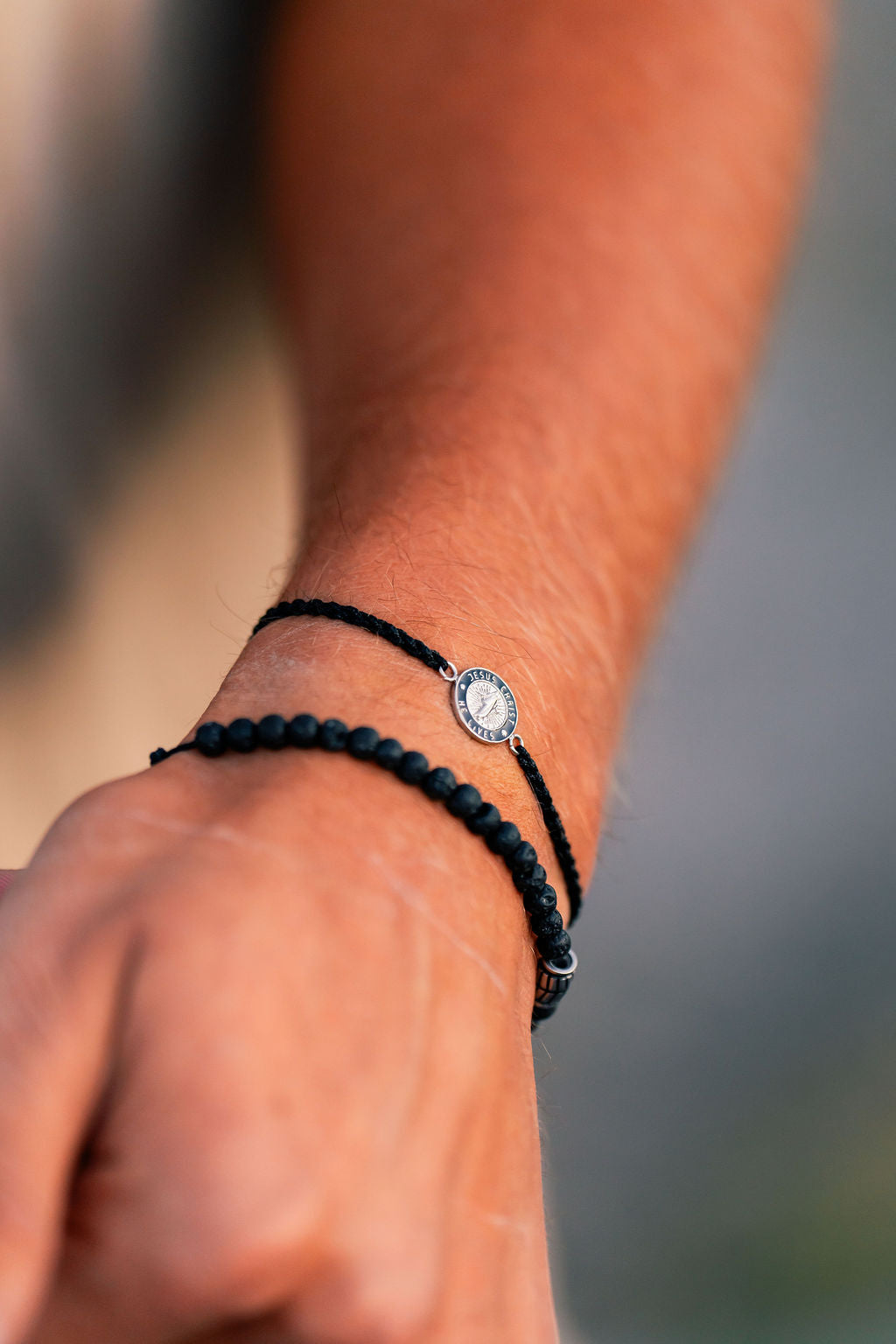 NEW* He Lives Bracelet- (11mm pendant)