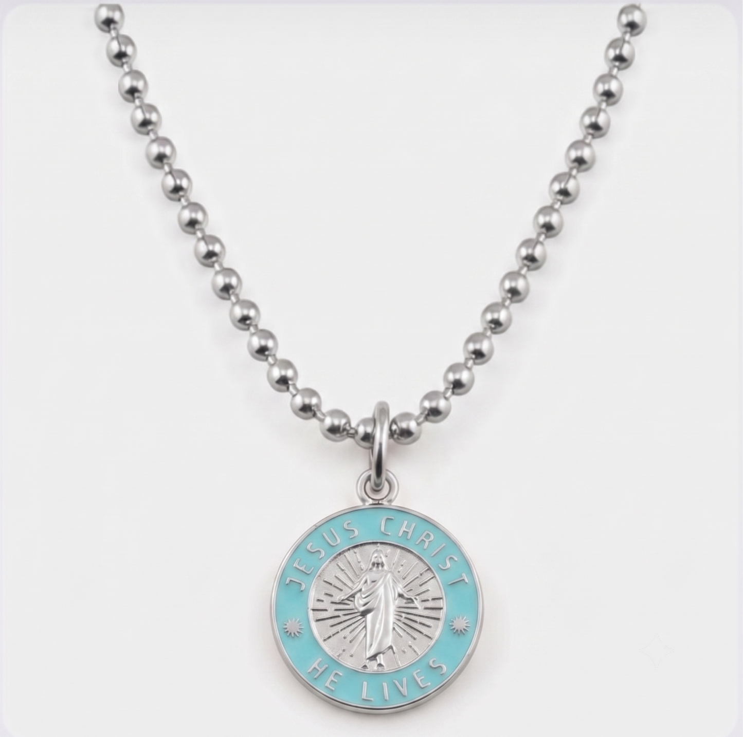 He Lives Necklace – Medium Pendant