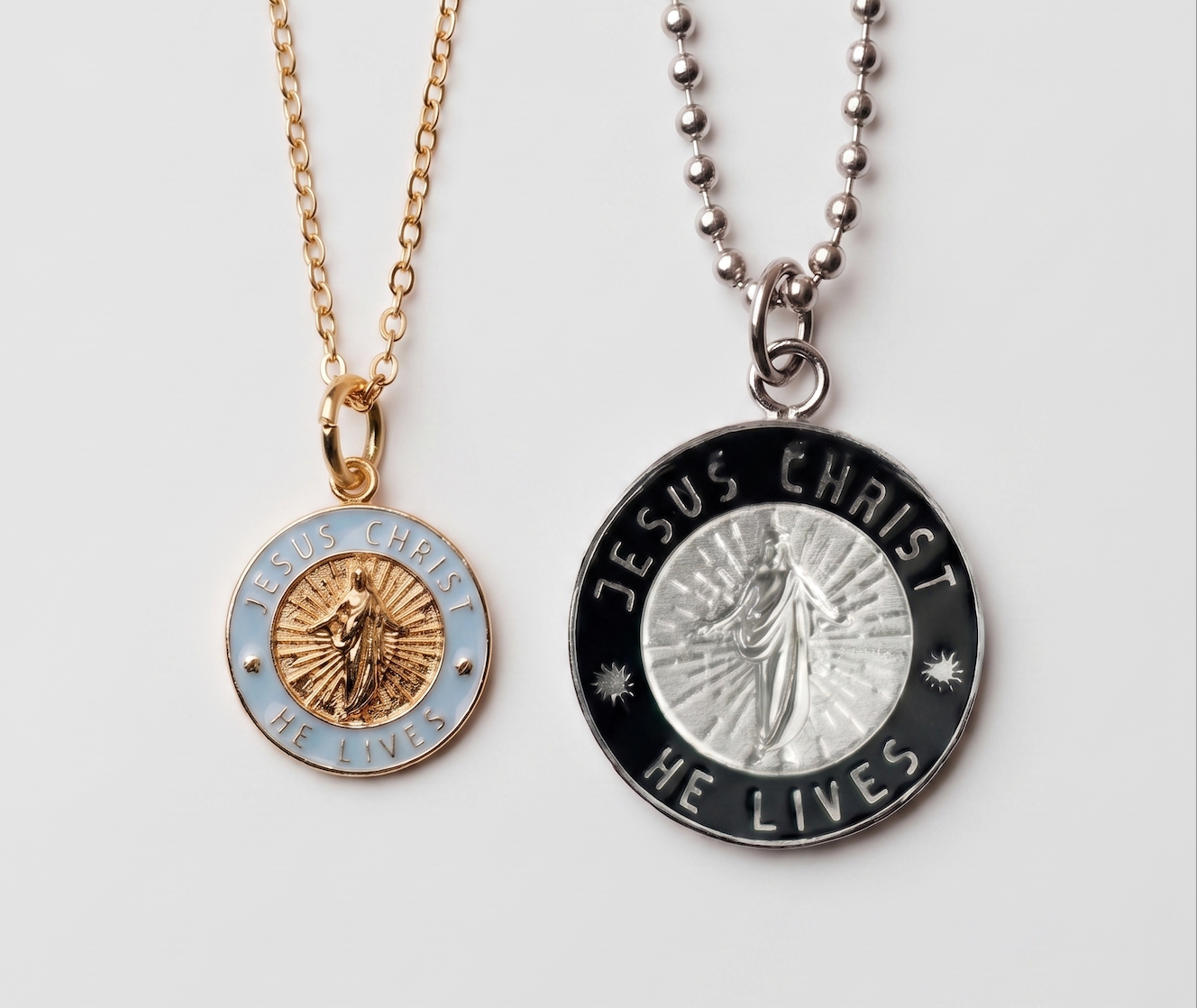 He Lives Necklaces