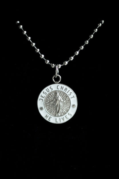 He Lives Necklace – Medium Pendant