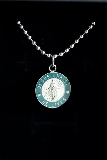 He Lives Necklace – Medium Pendant