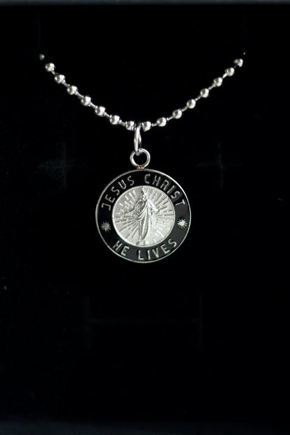 He Lives Necklace – Medium Pendant