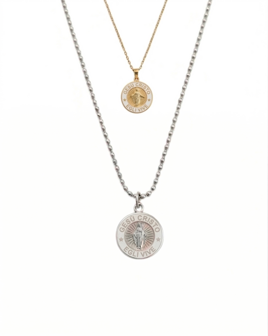 He Lives Necklace (Italian)