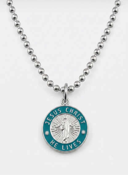 He Lives Necklace – Medium Pendant