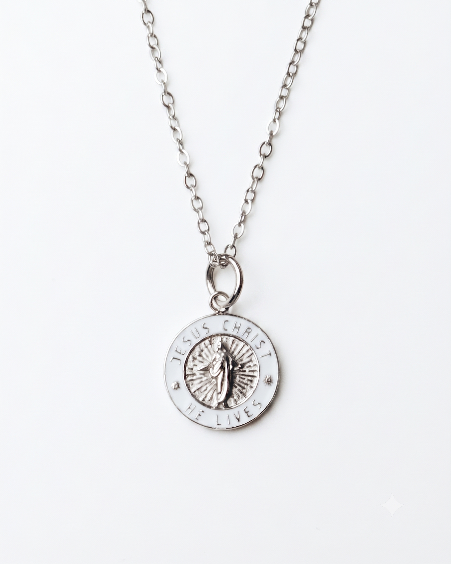 He Lives Necklace – Small Pendant