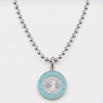 He Lives Necklace – Medium Pendant