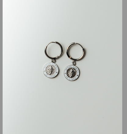 He Lives Earrings