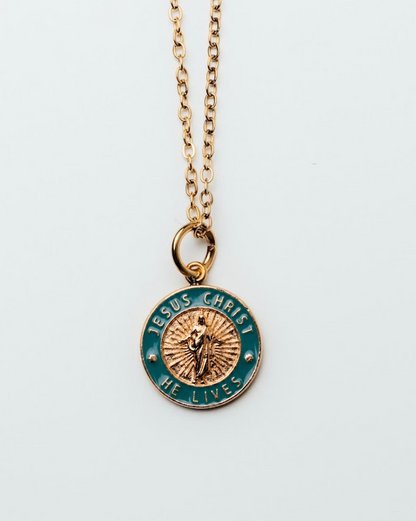 He Lives Necklace – Small Pendant