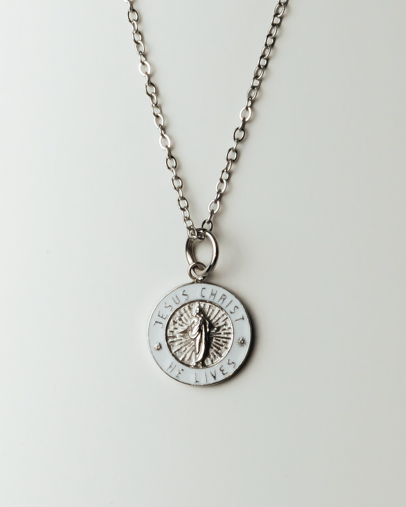 He Lives Necklace – Small Pendant