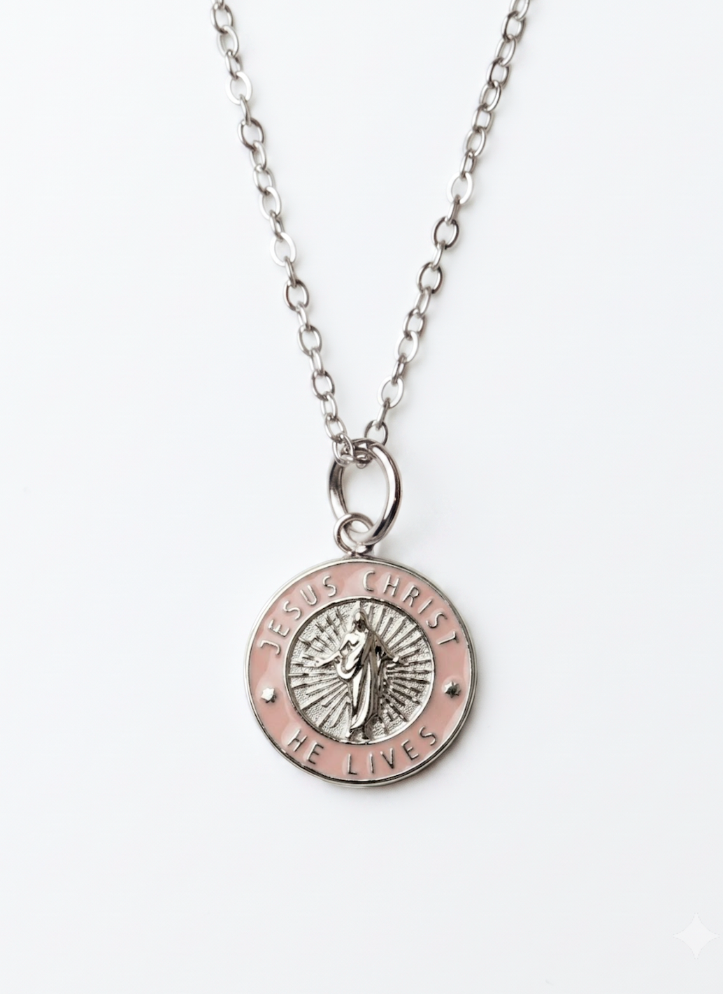 He Lives Necklace – Small Pendant