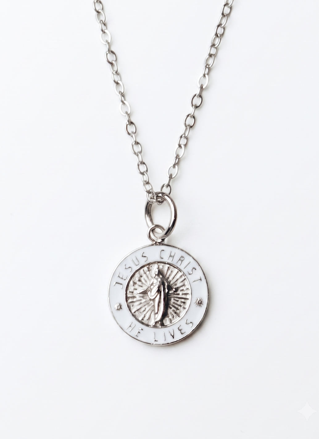 He Lives Necklace – Small Pendant