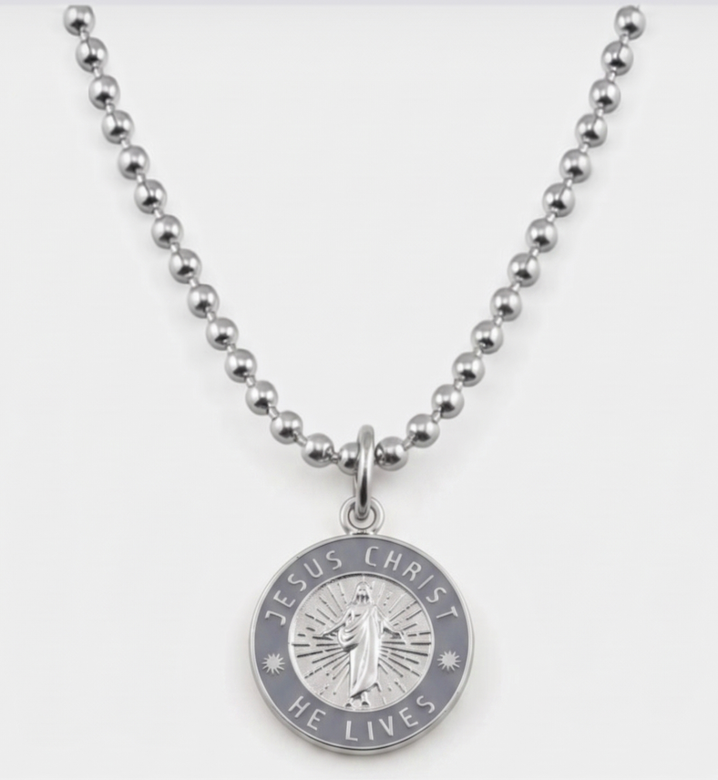 He Lives Necklace – Medium Pendant