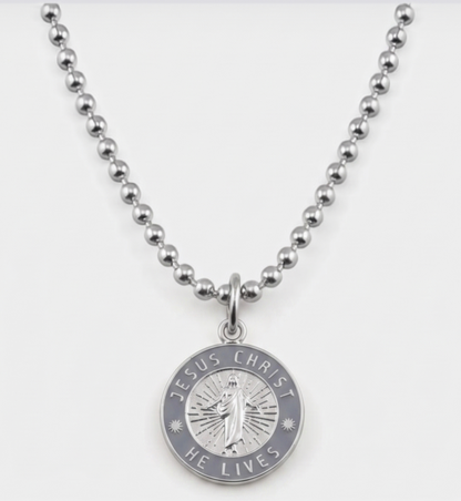 He Lives Necklace – Medium Pendant