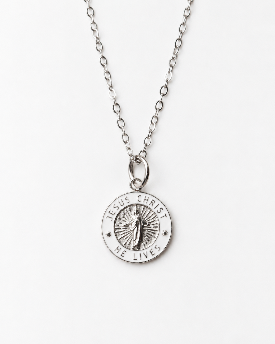 He Lives Necklace – Small Pendant