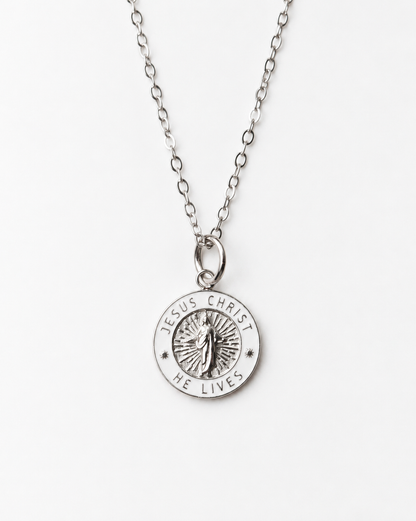 He Lives Necklace – Small Pendant