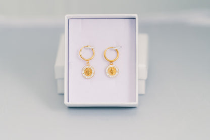 He Lives Earrings