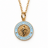 Gold and Light Blue