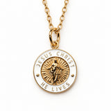 He Lives Necklace – Small Pendant
