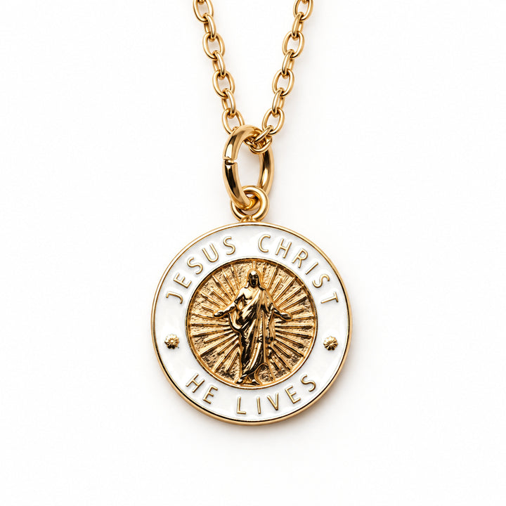 He Lives Necklace – Small Pendant