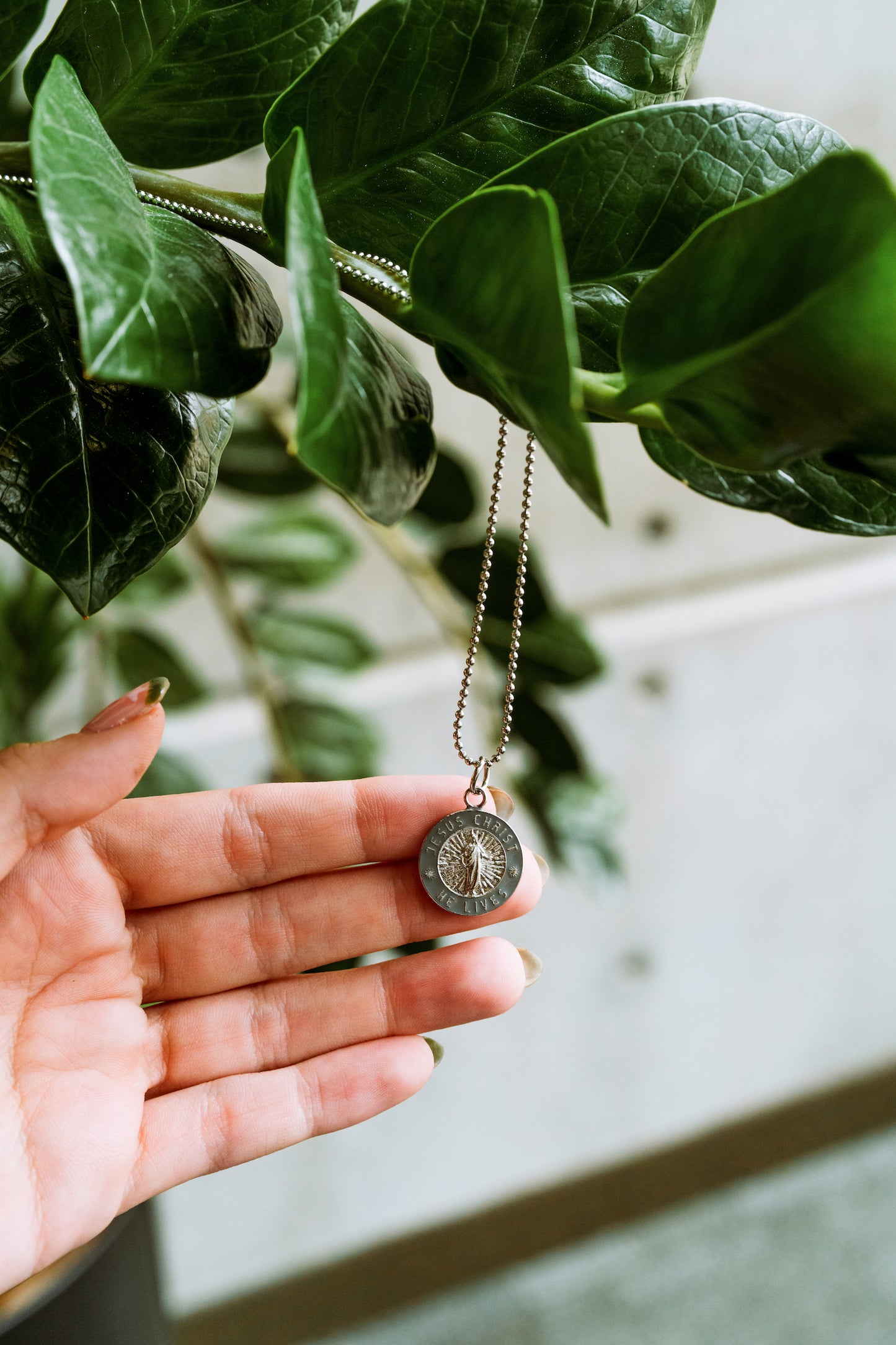 He Lives Necklace – "Jesus Christ, He Lives" Pendant (New inventory Arrives May 25th and will ship immediately)