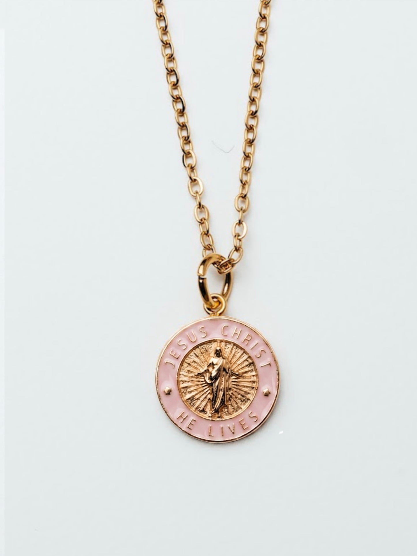 He Lives Necklace – Small Pendant